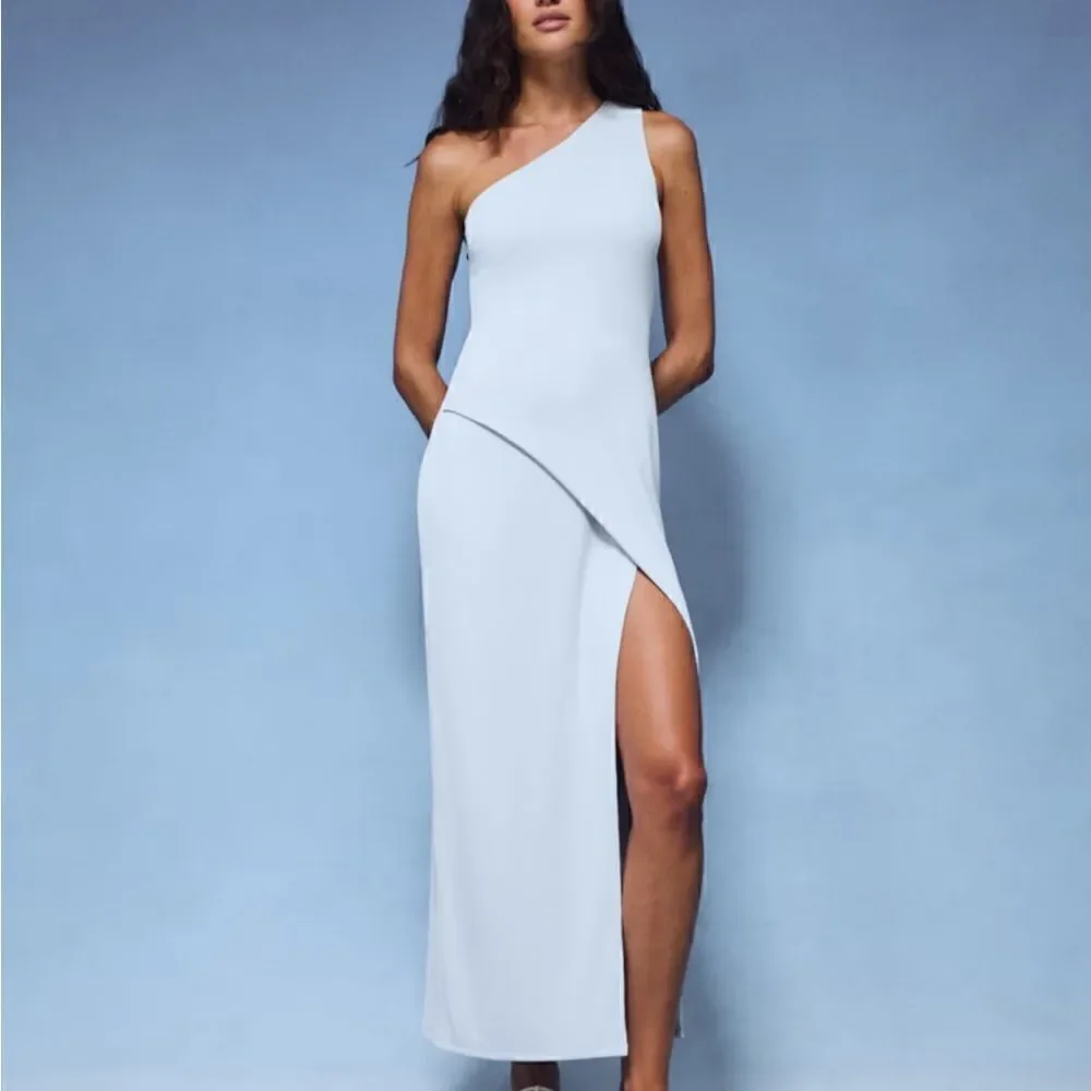 Abercrombie and Fitch light blue maxi dress sz XXS Petite- new with tags